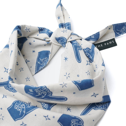 Go Team! Foam Finger Dog Bandana