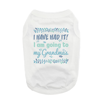 Going To Grandma's Dog Tank Top
