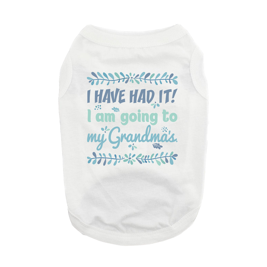 Going To Grandma's Dog Tank Top