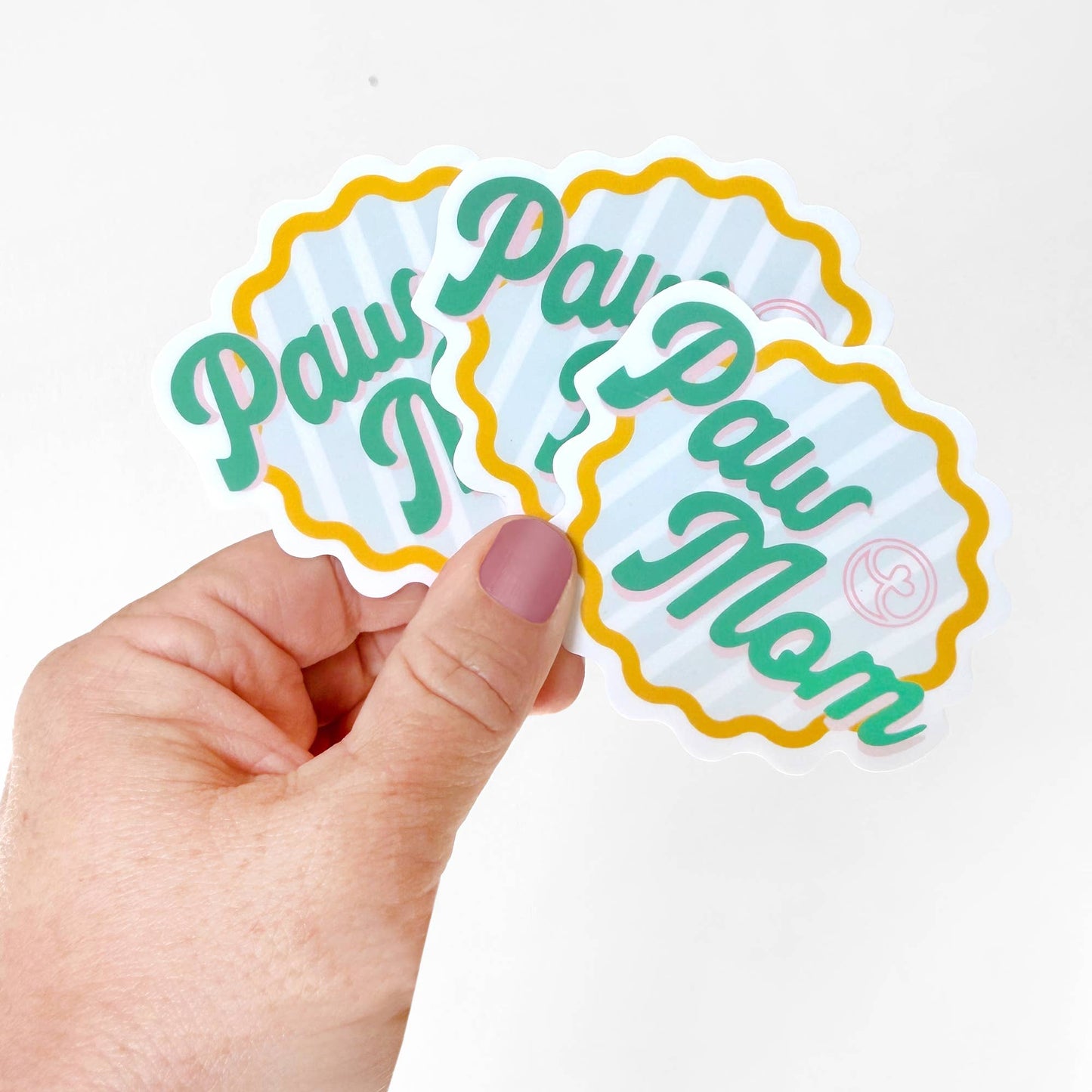 Paw Mom Sticker – Cute Dog Mom Waterproof Vinyl Decal