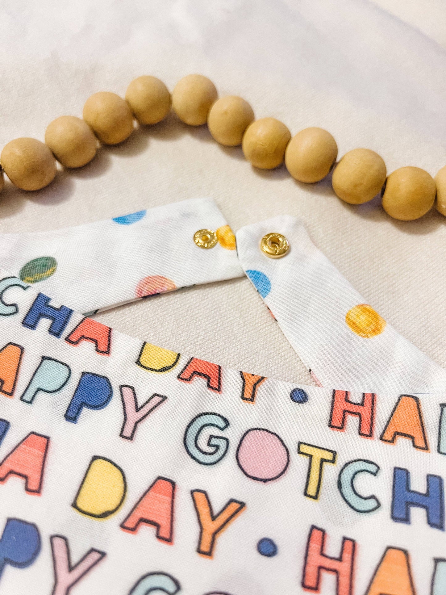 Happy Gotcha Day Reversible Dog Bandana