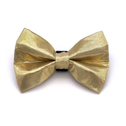 Gold Dog Bow Tie