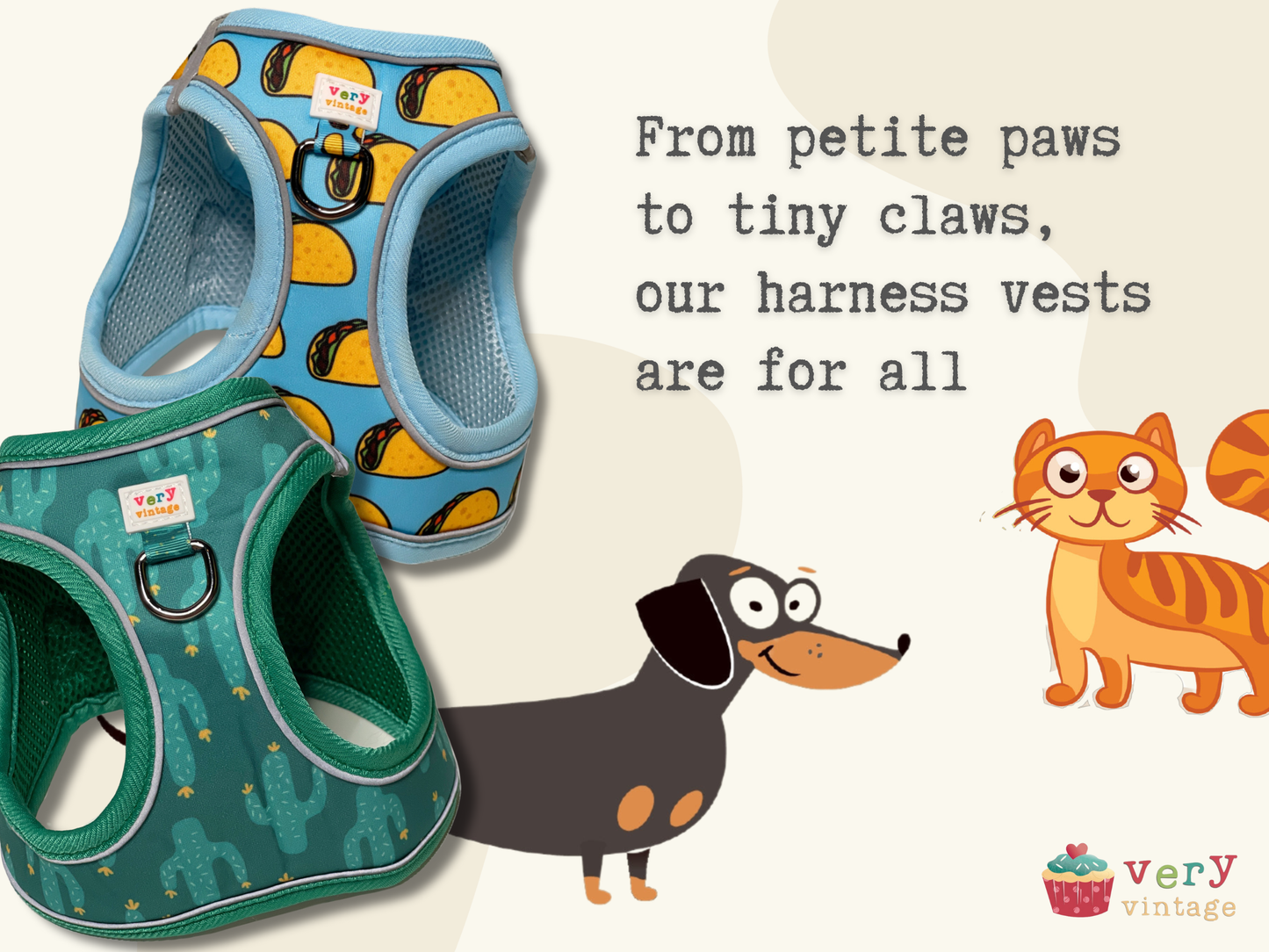 Western Cactus Dog Harness
