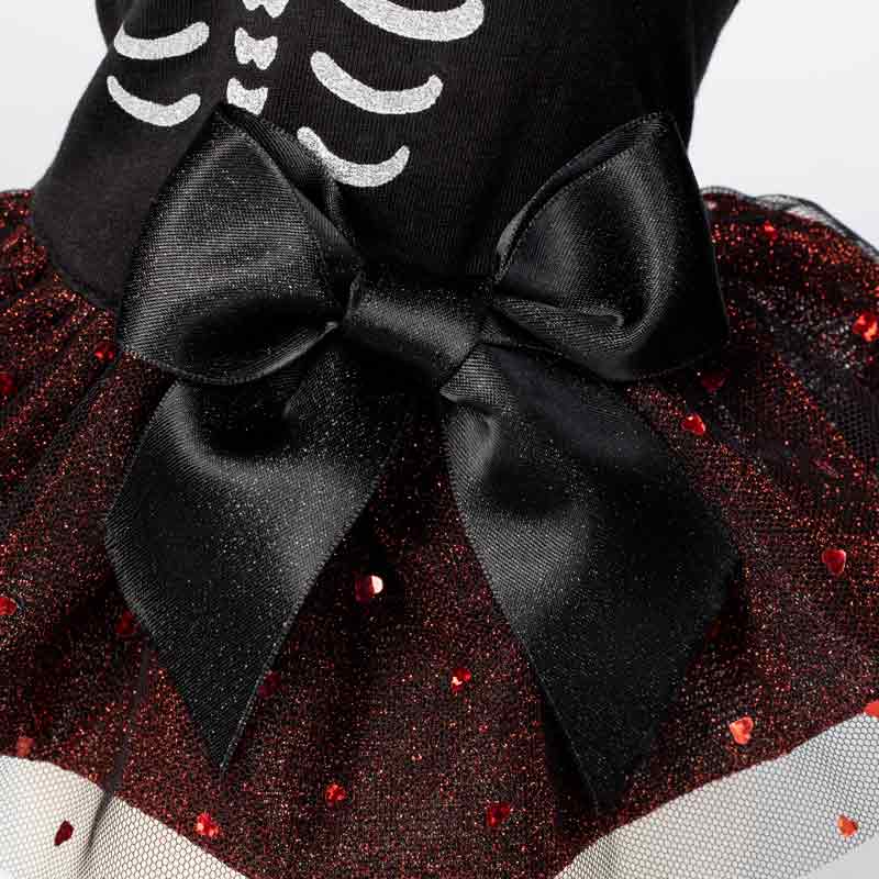 Halloween Skeleton Dog Dress