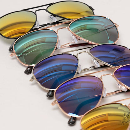 Gafas de sol estilo aviador con diseño de perro