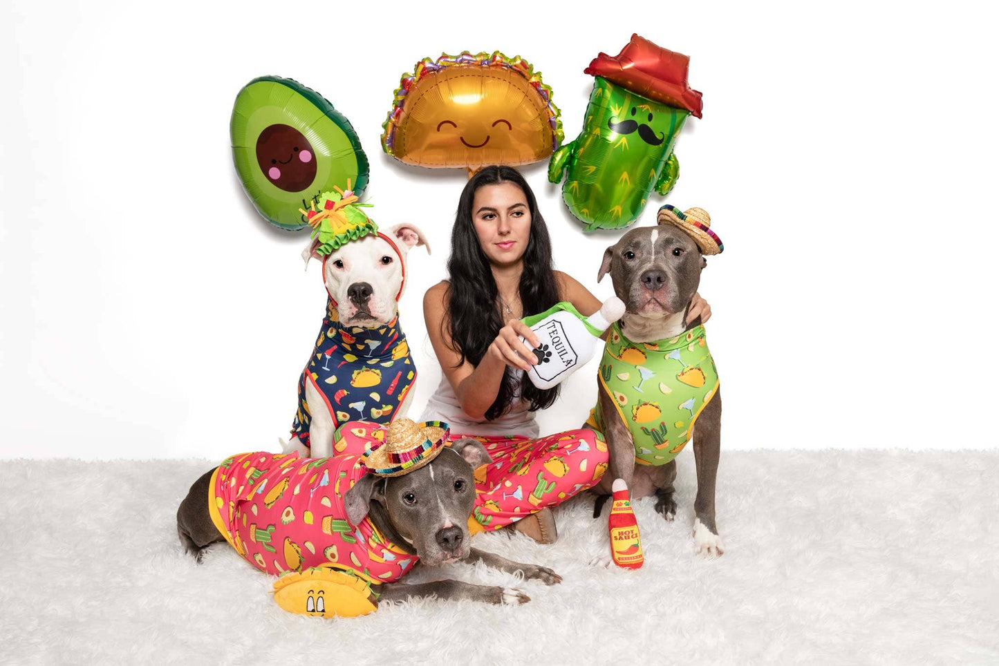 Party Like a Guac Star Dog Muscle Tee