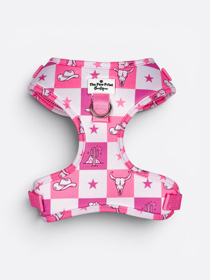 Cowgirl Cutie Adjustable Dog Harness
