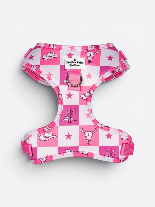Cowgirl Cutie Adjustable Dog Harness
