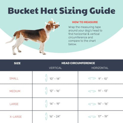 Dog Bucket Hats with SnugFit - Strawberries