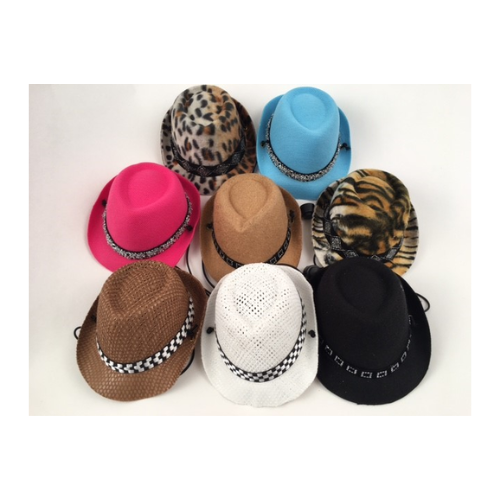 Felt Fedora - Assorted Prints
