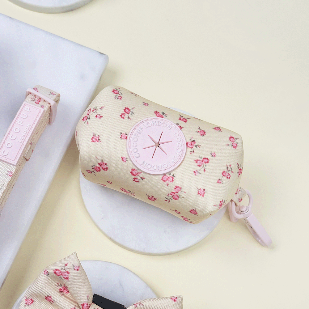 English Rose Poop Bag Holder