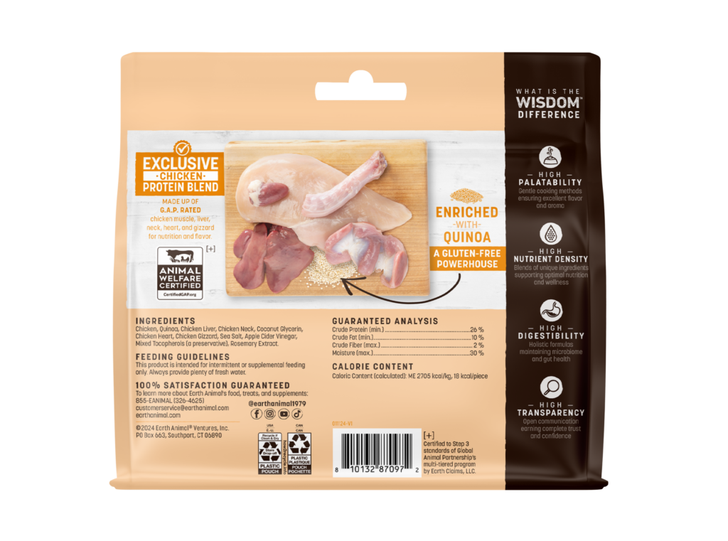 Wisdom™ Air-Dried Chicken Recipe Jerky 4oz