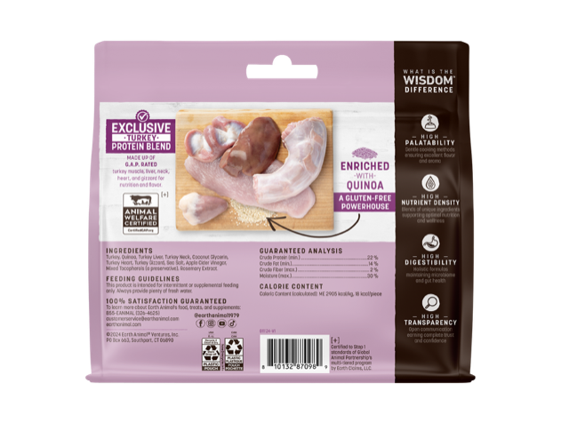 Wisdom™ Air-Dried Turkey Recipe Jerky 4oz