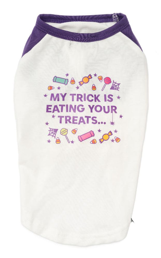 FuzzYard My Trick Is Eating Your Treats Dog Tshirt