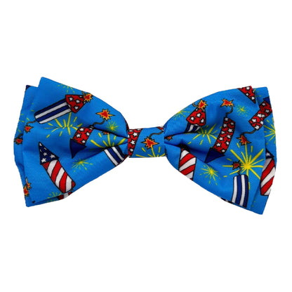 FireCrackers Dog Bow Bow Tie