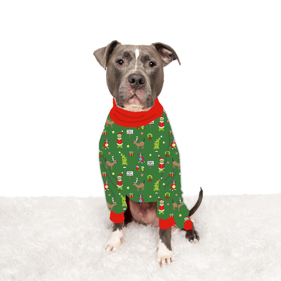 How the Pittie Stole Christmas Pajamas
