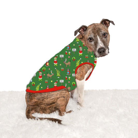 How the Pittie Stole Christmas Muscle Tee