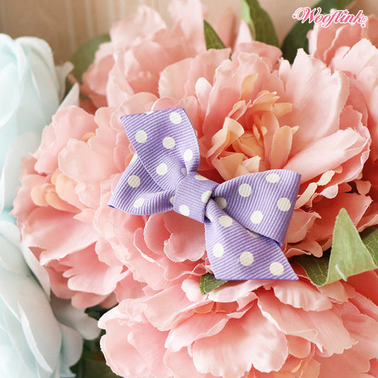 Polka Polka Dog Hairbow - Assorted Colors