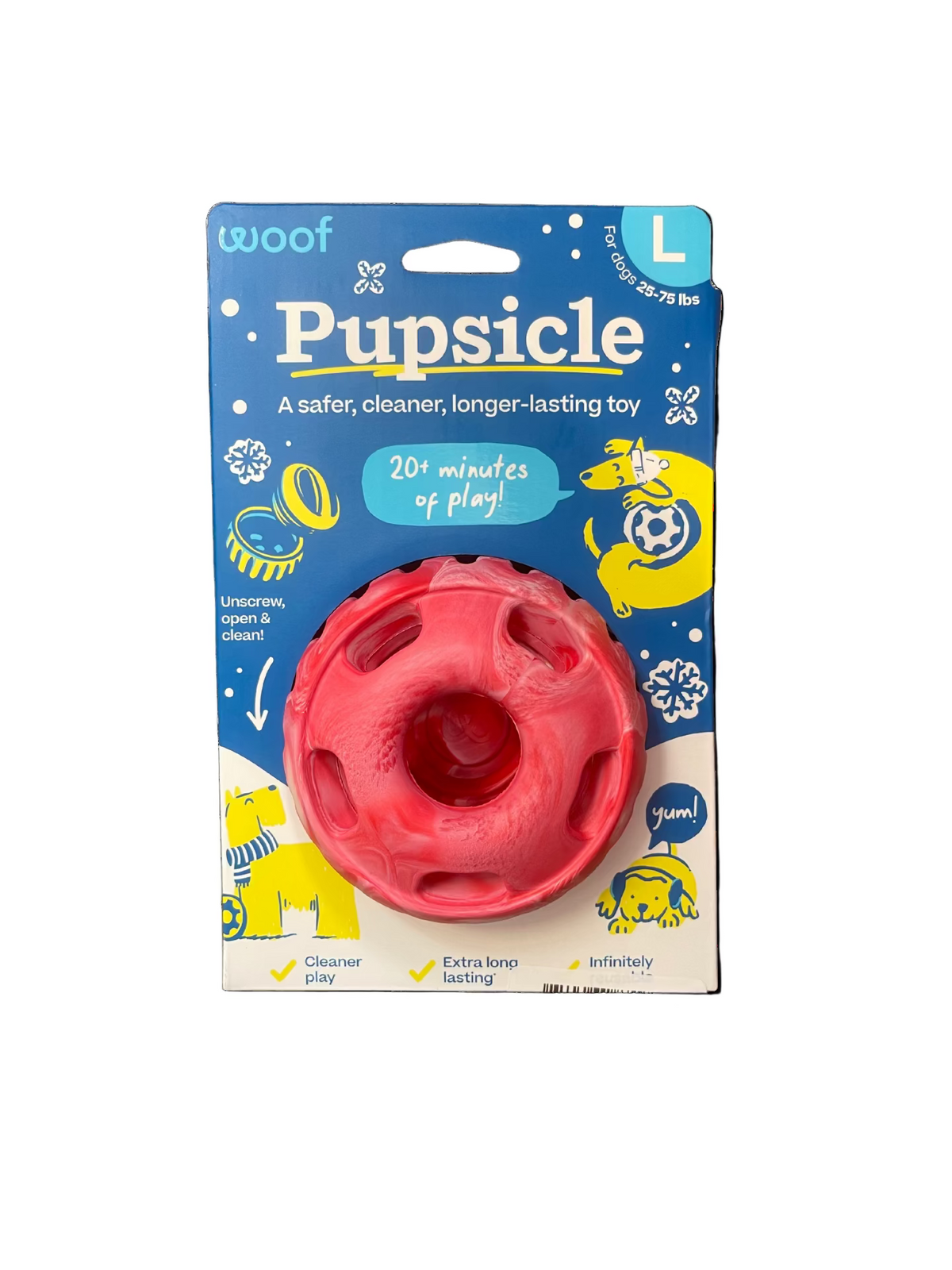 Pupsicle Holiday - World's Best Treat Dispensing Dog Toy