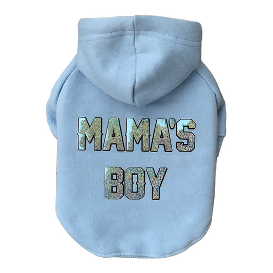 Mama's Boy Dog Hoodie