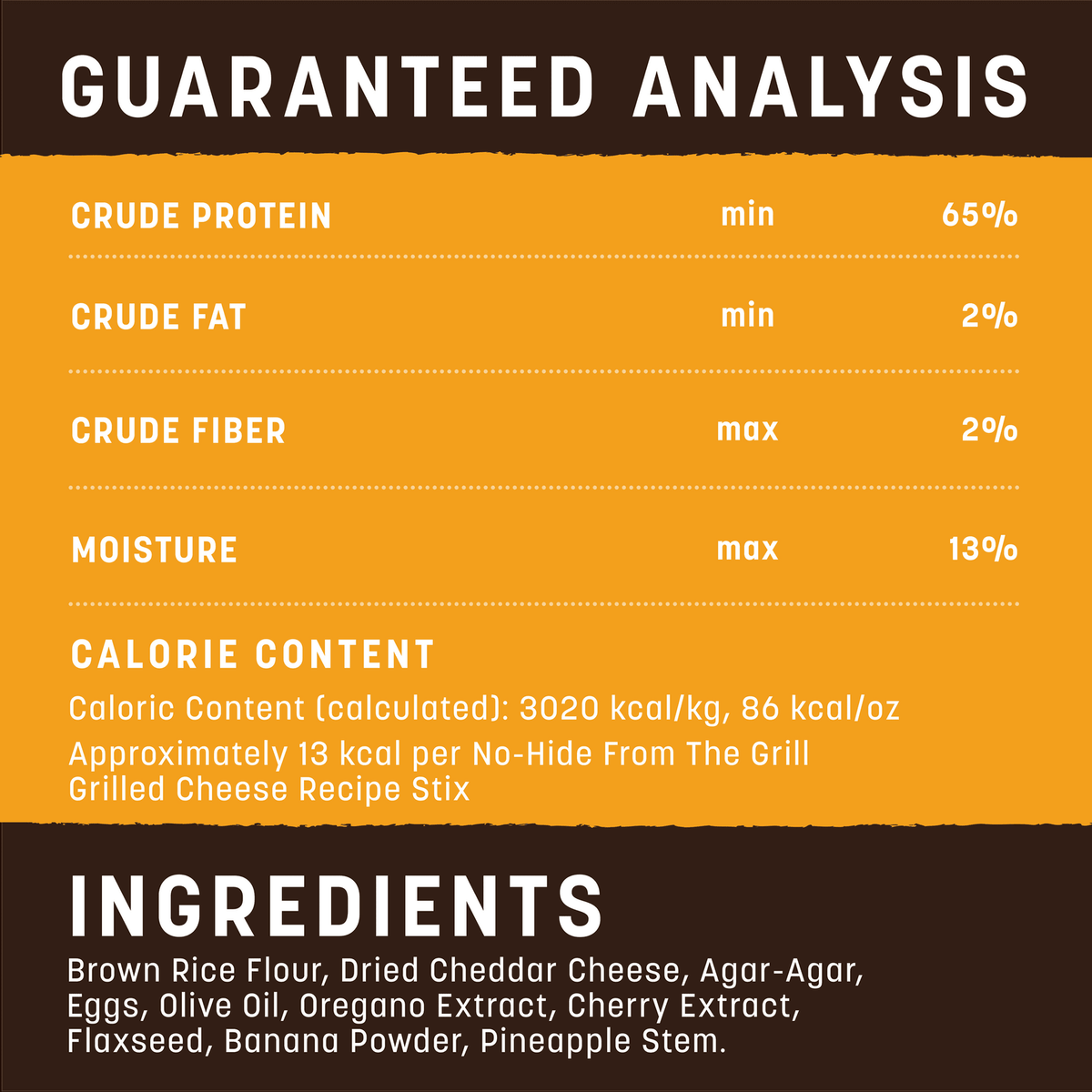 No-Hide® Grilled Cheeses Stix