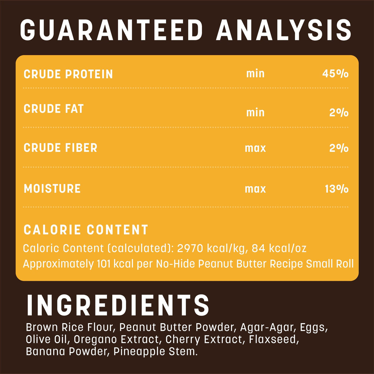 No-Hide® Peanut Butter Rolls