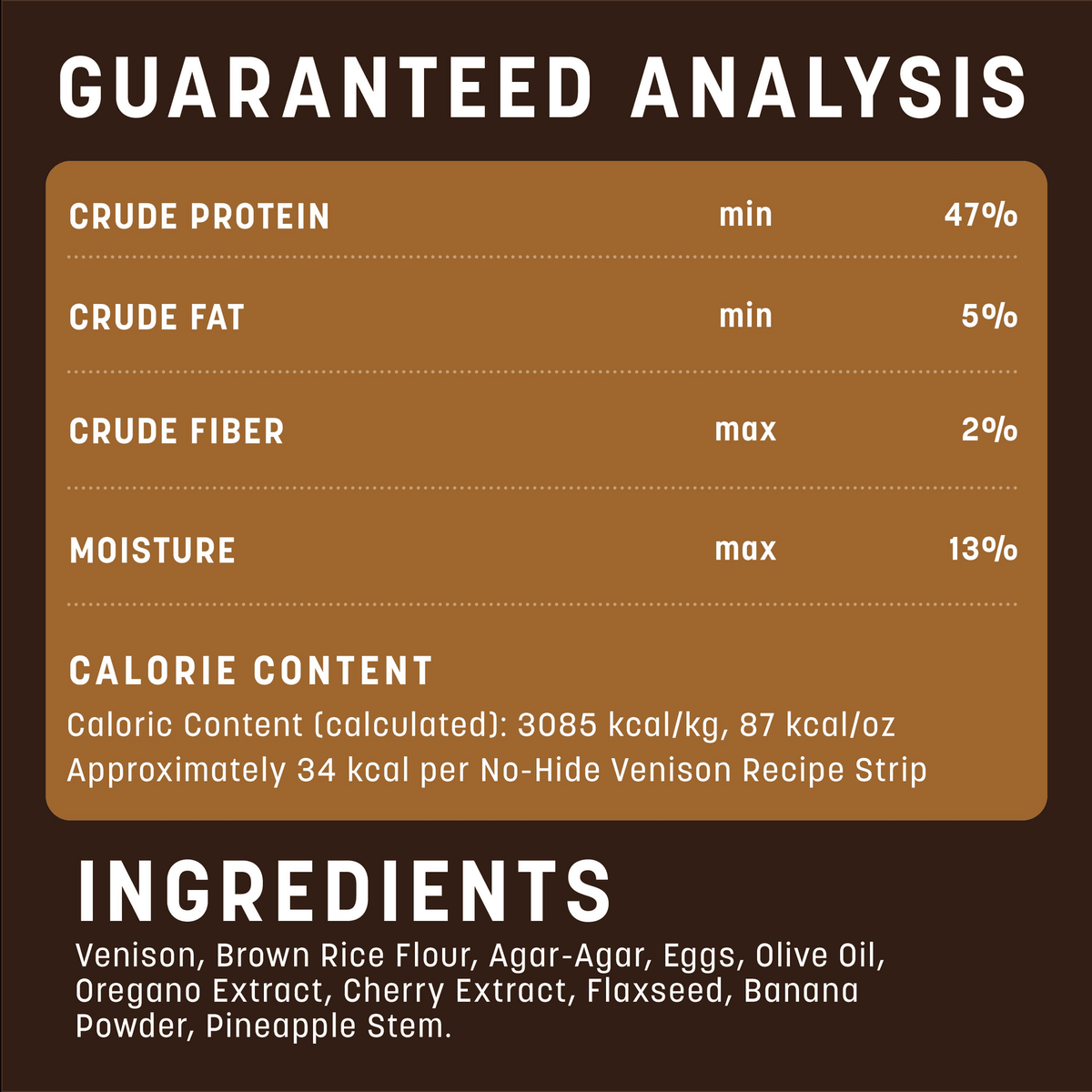 No-Hide® Venison Strips