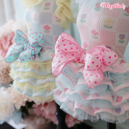 Lovely Layered Dog Dress - Assorted Colors
