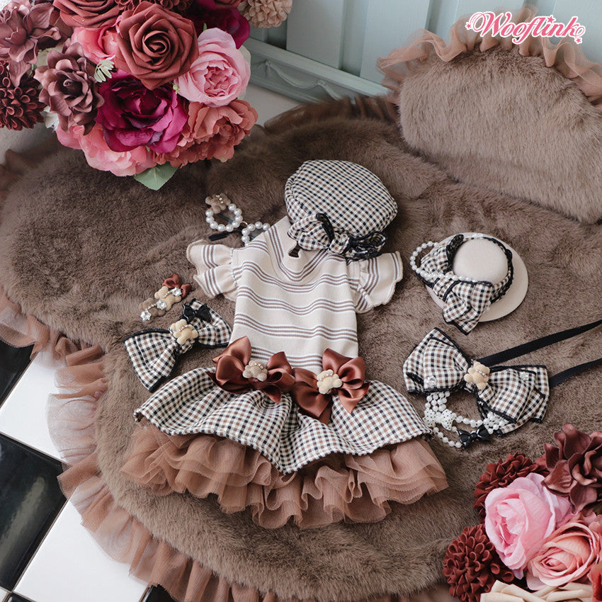 Fall In Love Dog Dress - Chocolate Milkshake