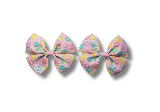 Candy Heart Double Bows