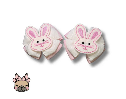 Cute Bunny Double Bows