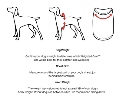 Weighted Calming Dog Vest