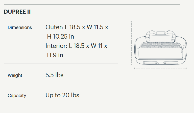 Tavo Dupree + Roscoe Pet Travel System