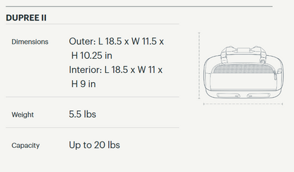 Tavo Dupree + Roscoe Pet Travel System