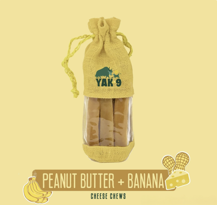 Masticable con sabor a queso de yak para perros