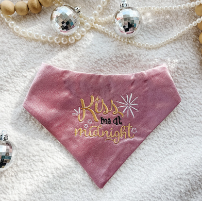 Kiss Me AT Midnight Dog Bandana