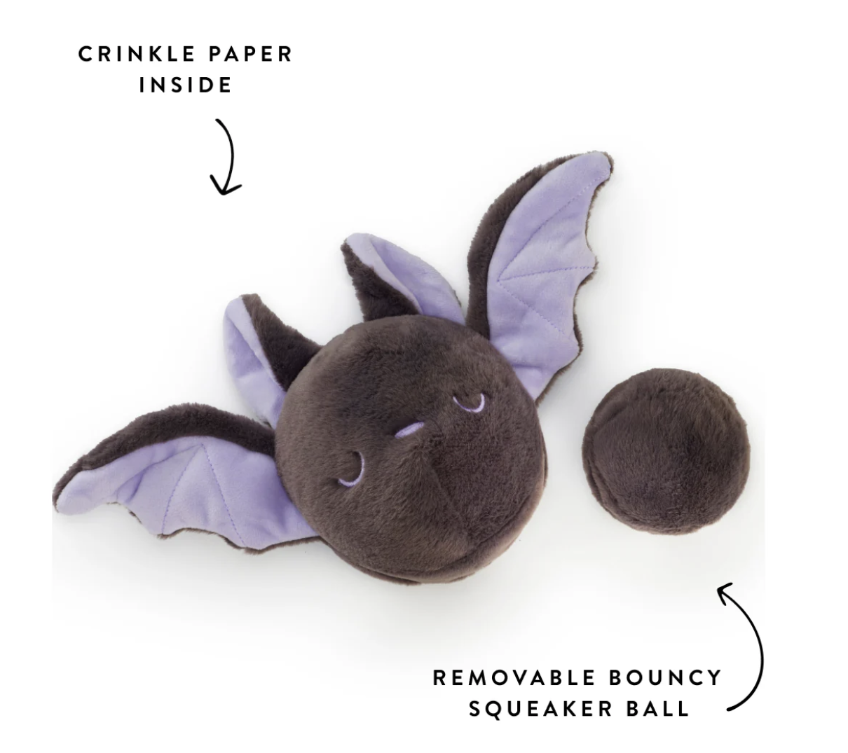 Bat 2-in-1 Bounce Dog Toy