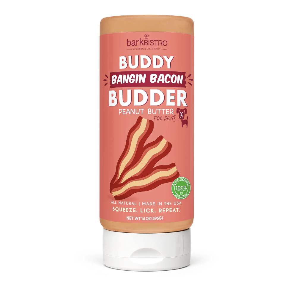 Dog Peanut Butter Buddy Budder - Squeeze Bottle 14 oz