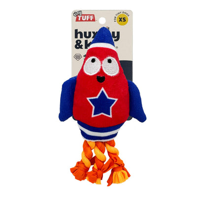 Tiny Tuff Rockey Man Plush Dog Toy