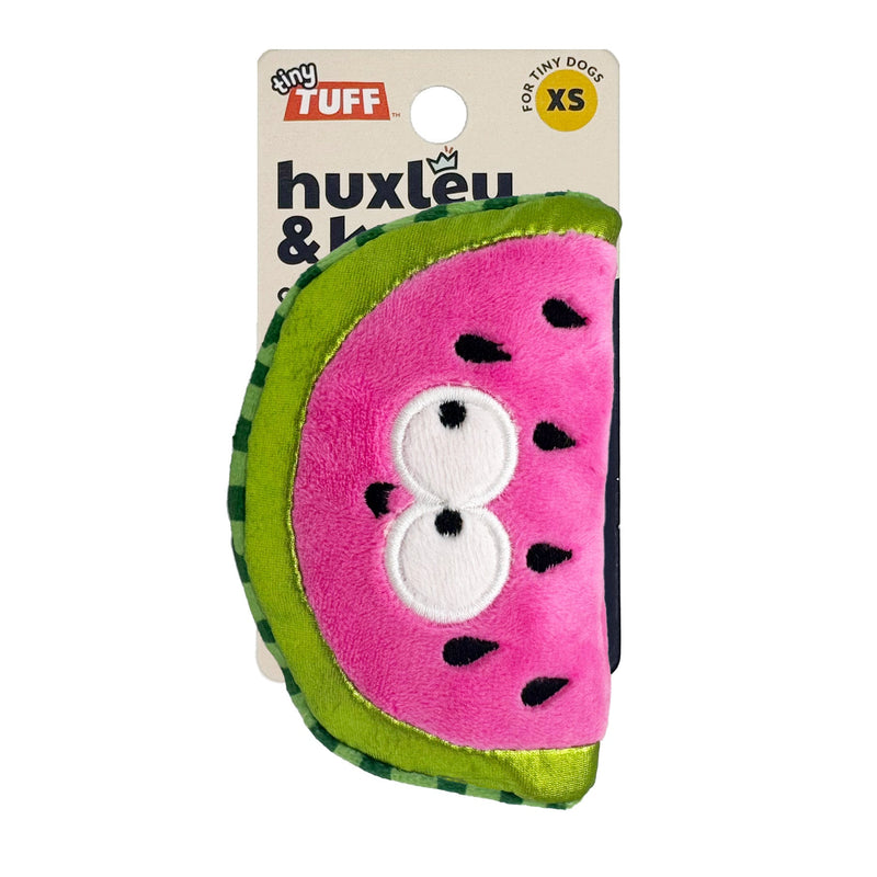 Tiny Tuff Walter Melon Plush Dog Toy