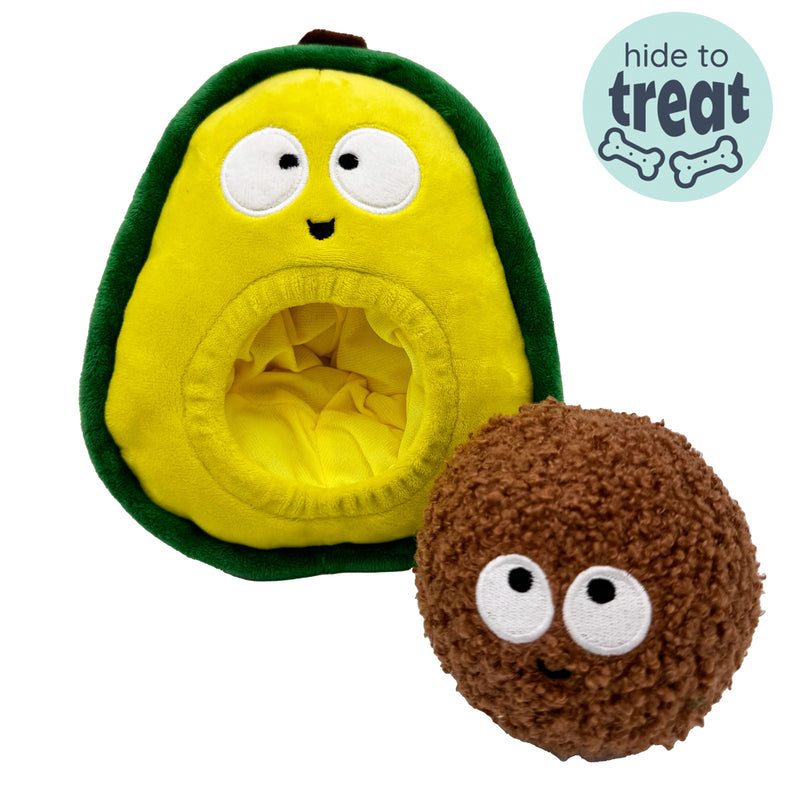 Pop 'N Fetch Avocado Plush Dog Toy