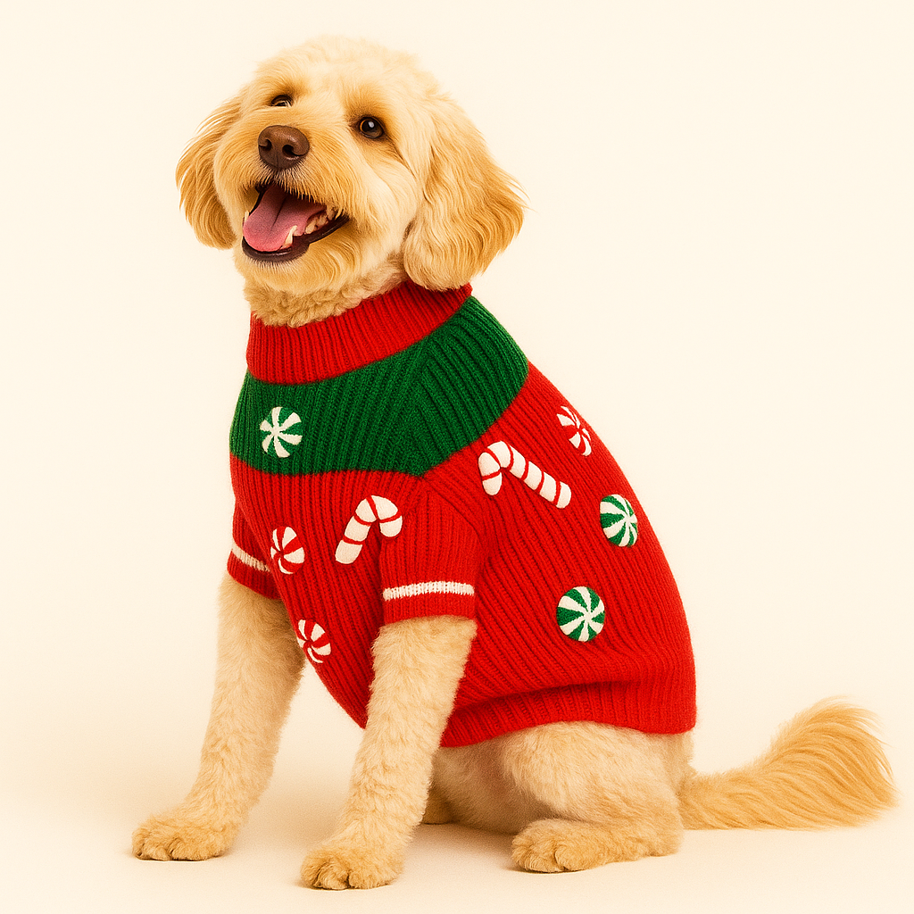 Peppermint Candy 3D Icon Sweater