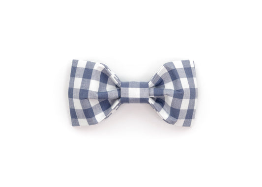 French Blue Gingham Bowtie