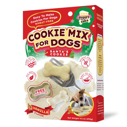 Puppy Cake Cookie Mix and Cookie Cutter Kit  (Wheat-free)