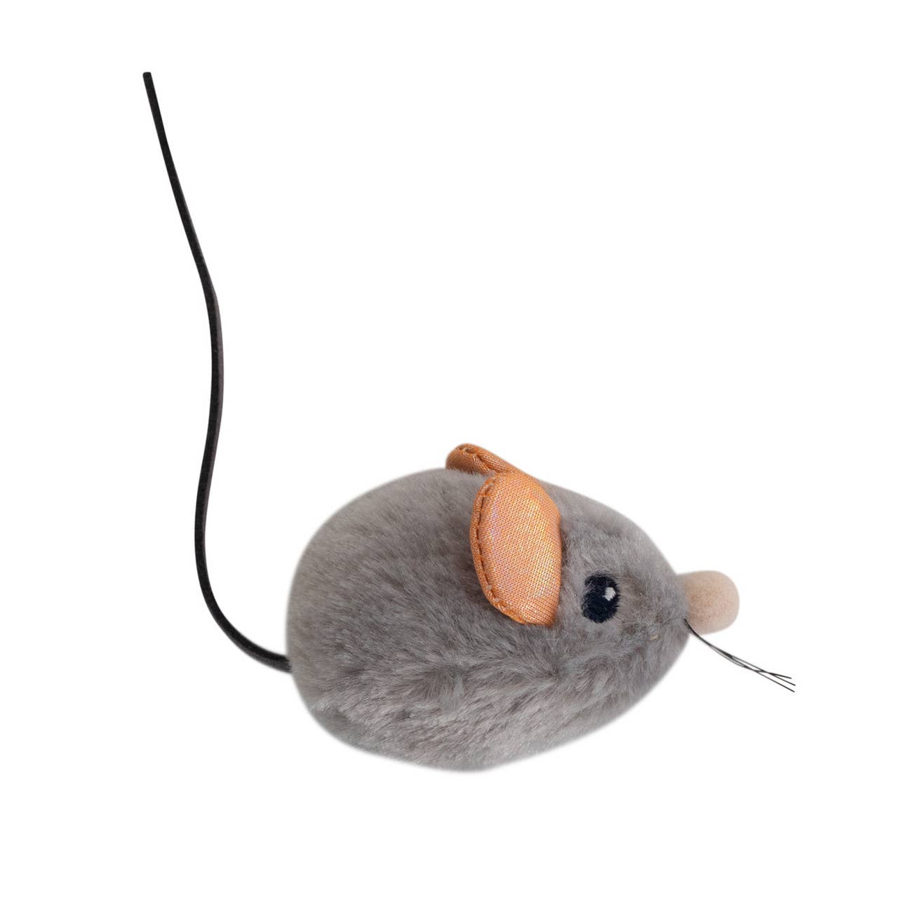 Ratón Squeak Squeak de Catstages, color gris