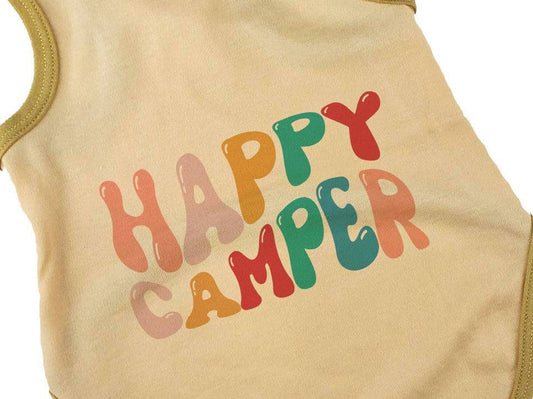 Happy Camper Dog Tee