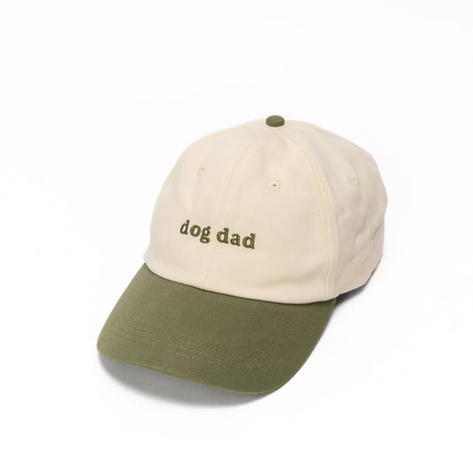 Gorro para papá con diseño de perro en dos tonos