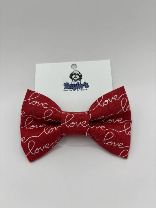 Love Dog Bow Tie