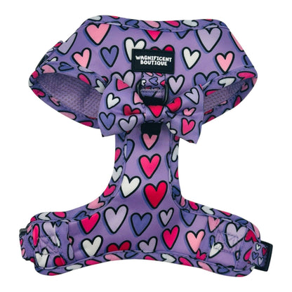 Arnés ajustable para perros Woof Hearts