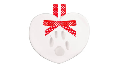 Pawprints Keepsake Hanging Holiday Ornament